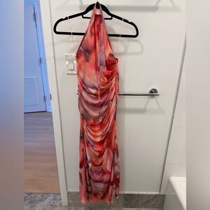 Zara watercolor dress womens